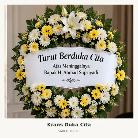 Krans Bunga Duka Gresik
